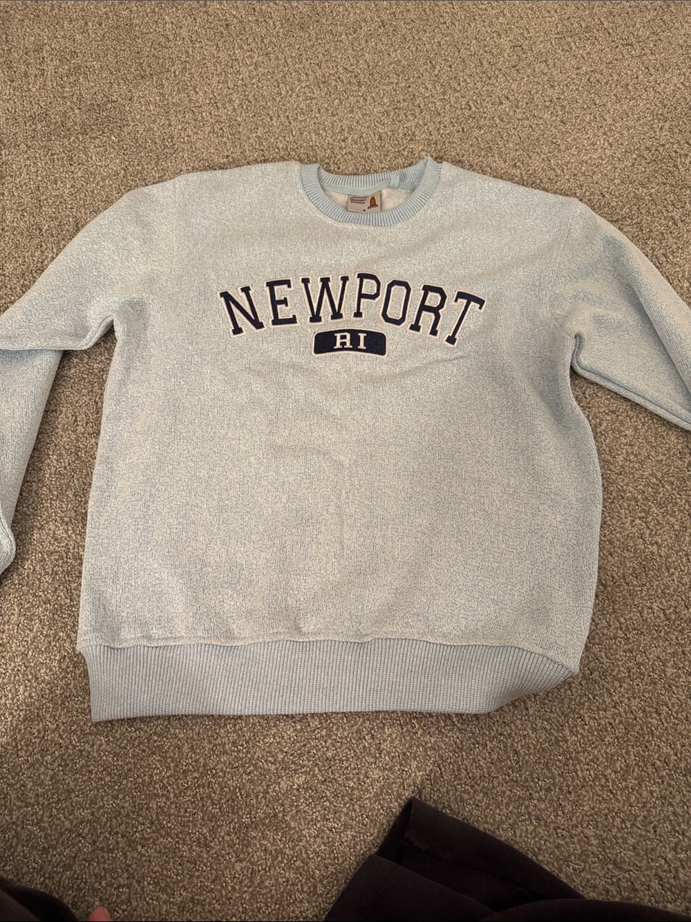 Light Blue Newport Graphic Crewneck Sweatshirt